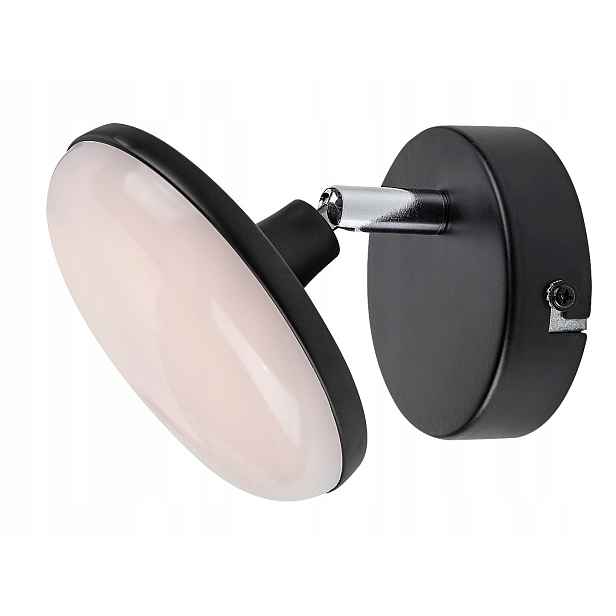Nástěnné svítidlo minimalistické černé kulatý Led 4W Madi Rabalux