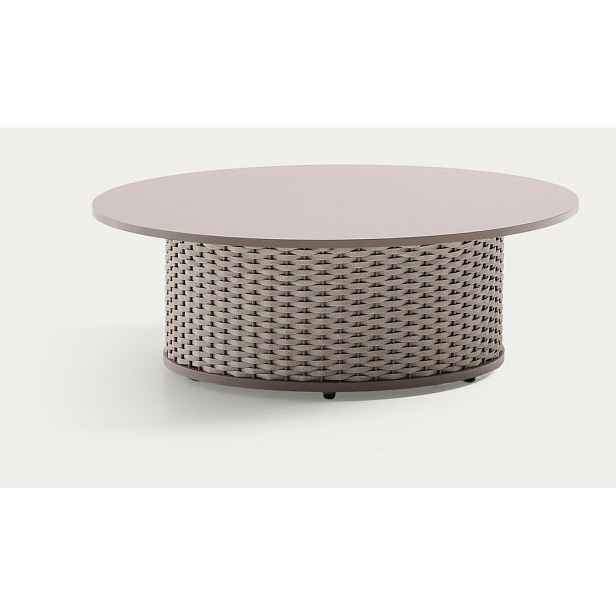 Kovový kulatý zahradní konferenční stolek ø 99 cm Sedalis – Kave Home