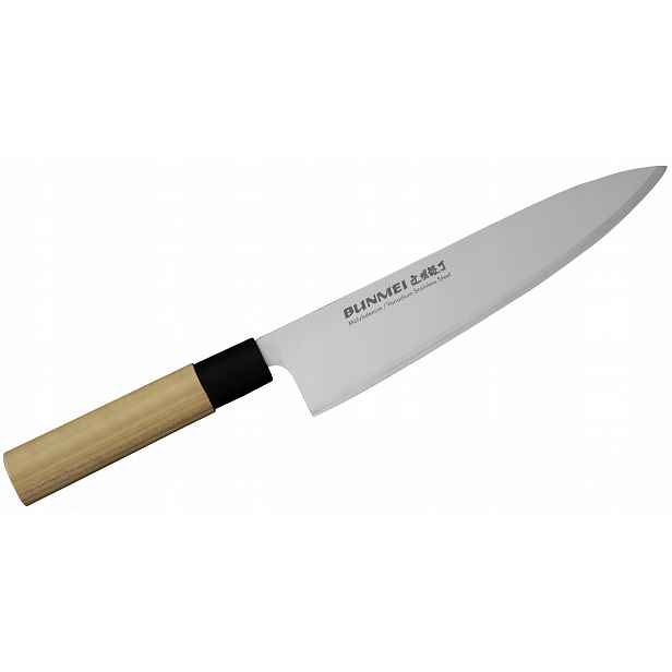 Nůž šéfkuchaře gyuto 20 cm Bunmei japonský rukojeť wa 1905/200
