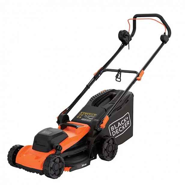BLACK+DECKER - Elektrická sekačka na trávu 1400 W, záběr 34 cm BEMWP340-QS