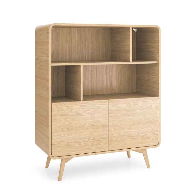 Piaski Regál Helion 108 cm dub Vicenza