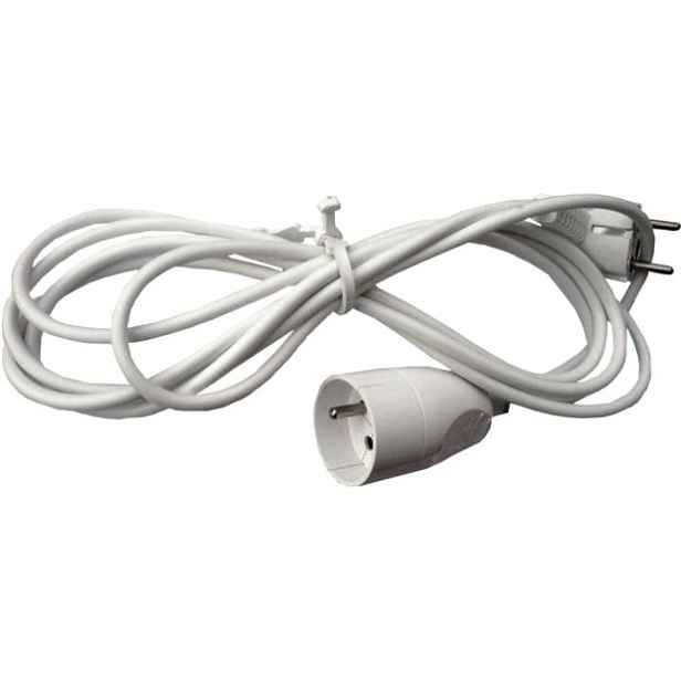 Prodlužovací síťový kabel s uzemněním s 1 zásuvkou kulatý 3m