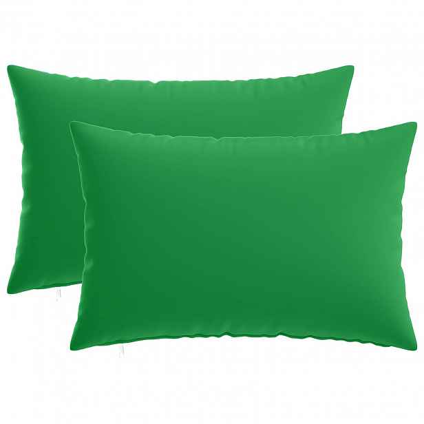vidaXL Povlak na polštář 2 pcs HEERLEN Zelená 40 x 60 cm Polyester