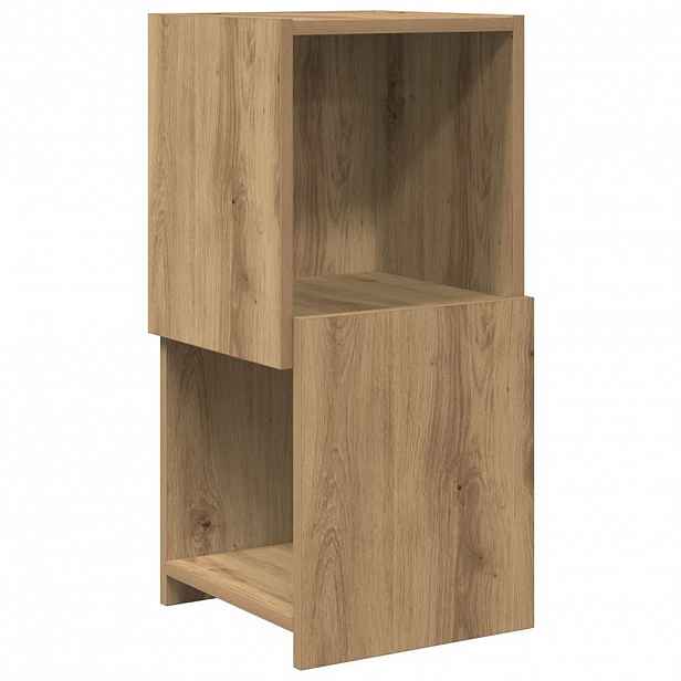 vidaXL Rohová skříňka 30,5x30x65cm Kompozitní dřevo Artisanový dub