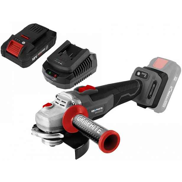 Graphite Úhlová Bruska Bezkartáčová 125 MM Akumulátor 4AH 58GE142 18V