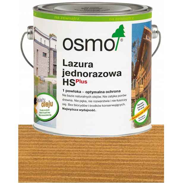 Osmo Jednorázová lazura Azurový olej Hs Plus Dub 9241 0,75L