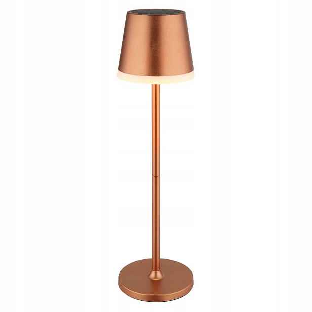 Solární osvětlení Stolní Led Šampaňské Zlato Kov 0,6W Globo Lighting