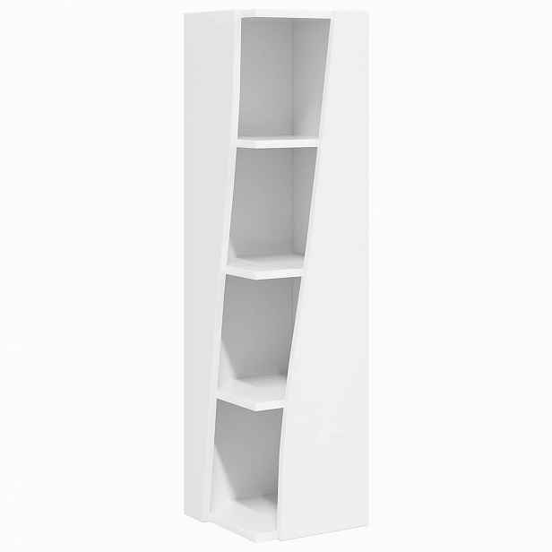vidaXL Rohová skříňka 27,5x27x102cm Kompozitní dřevo