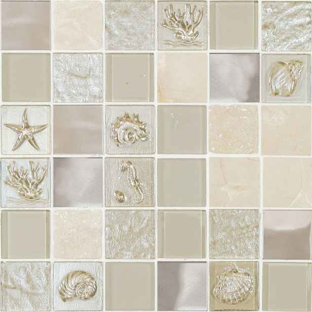 Mozaika Marina beige 30x30 cm mat / lesk MARINABE