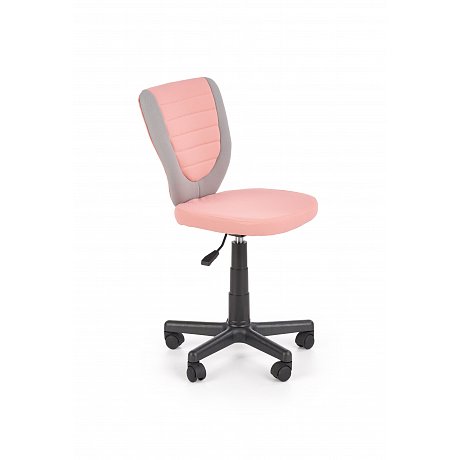 Dětská kancelářská židle TOBY, šedo-růžová