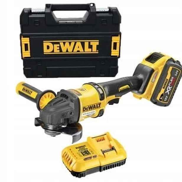 Dewalt DCG418T1 bruska Flexvolt 54V 1x6Ah