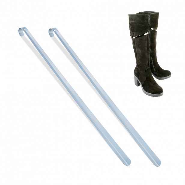 Relaxdays NAZOUVÁK Stříbrný 2-dílný-set kov 70 cm