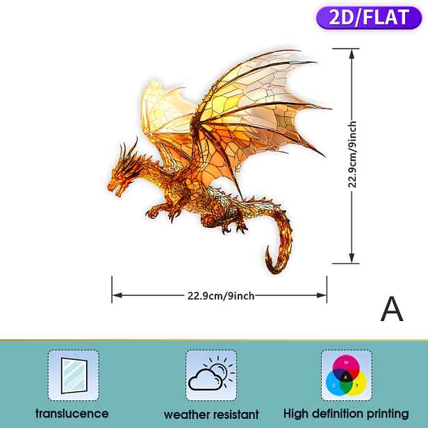 TEMU 2D Plochá, 2D/PLOCHÁ, Nálepka na dlaždice, Nálepka na sklo, Fólie na nálepku pro domácí dekoraci, Kouzelná dekorativní nálepka se zvířaty,