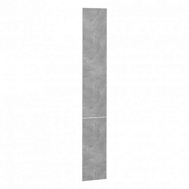 Vicco KUCHYŇSKÁ DVÍŘKA R-Line Beton 29.6 x 196 cm nábytková čela pro vysokou výsuvnou skříň