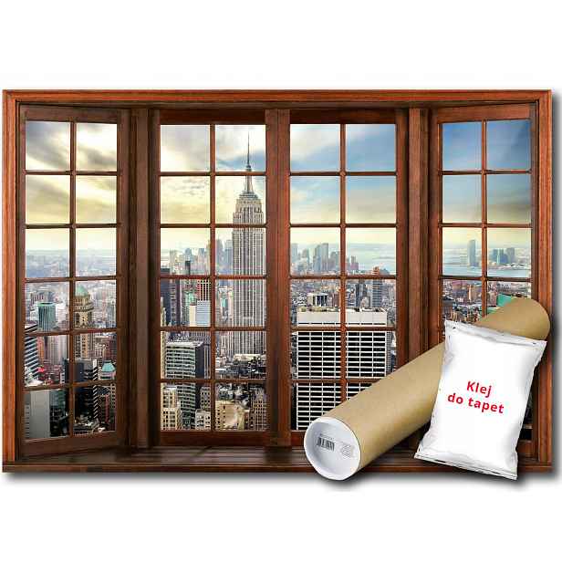 Vinylová fototapeta terasa okno New York 152x104