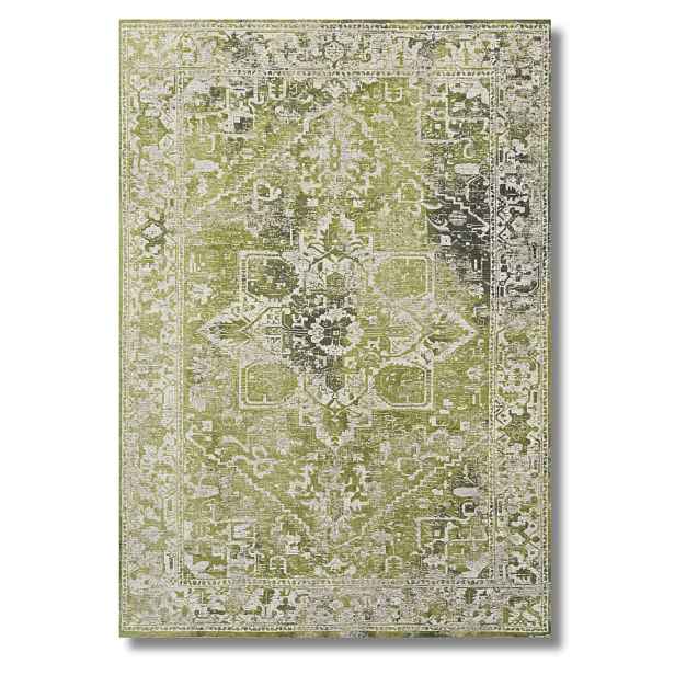 Zelený vintage koberec Tabriz Olive Wood 9645 – 140x200 cm