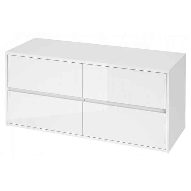 Cersanit Crea - Umyvadlová skříňka, 53x120x45 cm, 4 zásuvky, bílá S931-002