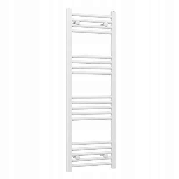 Koupelnový radiátor na vodu C.o Ozdobný žebříkový Basic 40x120 cm Bílý