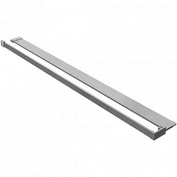Polička/držák na ručníky pro sprchovou zástěnu  Walk-In - 8-10 mm - chrom - 30 až 160 cm