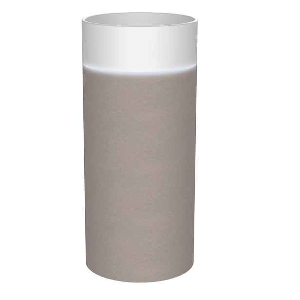 Sapho OASIS keramické umyvadlo volně stojící o 40x89cm, bílá/beton pearl grey
