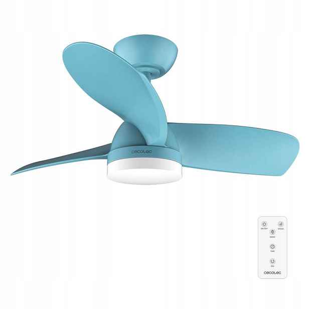 Stropní ventilátor Cecotec modrý 35 W 92 cm
