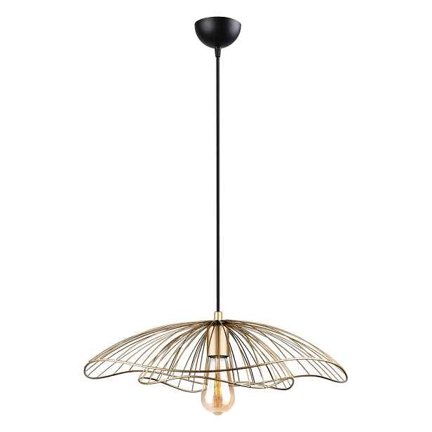 Závěsné svítidlo ve zlaté barvě Squid Lighting Root, výška 111 cm