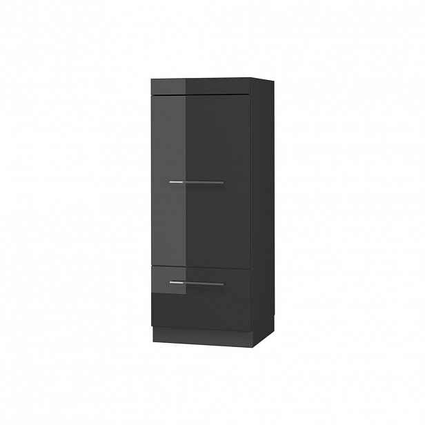 Vicco VYSOKÁ SKŘÍŇ Fame-Line, Antracitový vysoký lesk/Antracit, 60 cm