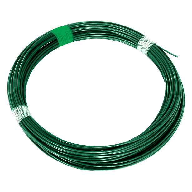 Drát napínací Ideal Zn + PVC zelený průměr drátu 3,40 mm 26 m/bal.