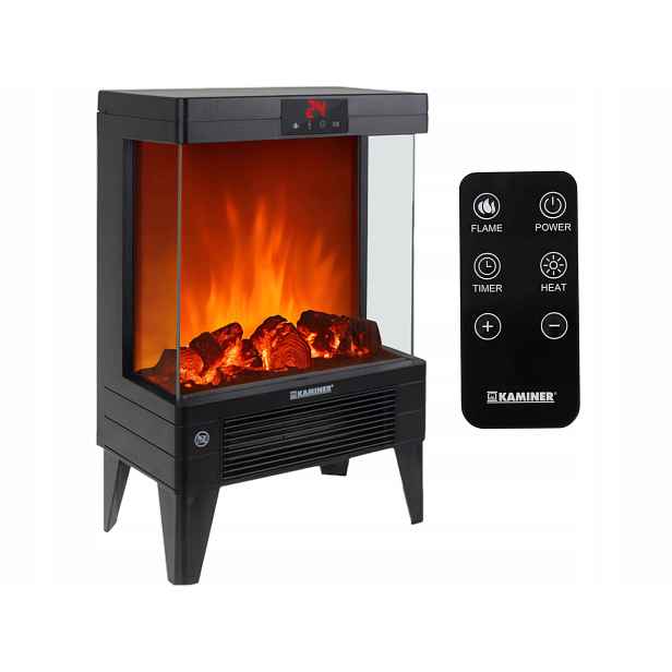 Kaminer 26400 Elektrická krbová kamna s funkcí vytápění, 2000W