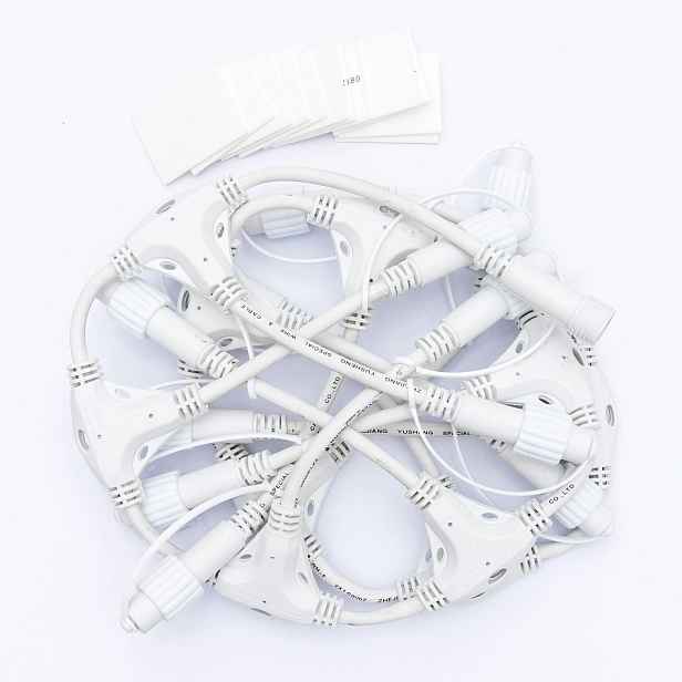 Easy Fix T rozbočovač, 11 výstupů, bílý, IP44