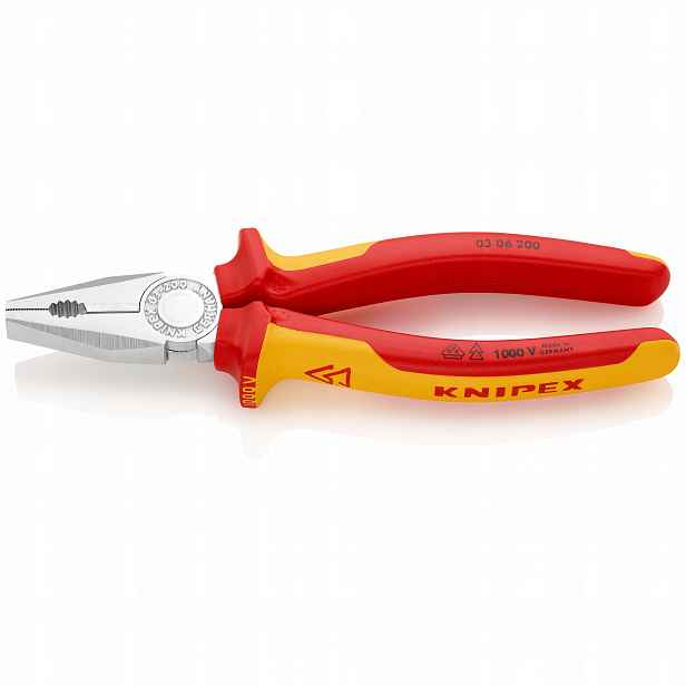 Kombinačky Izolované Vde 200 MM Pro Řezání Drátu, Kalené, Knipex