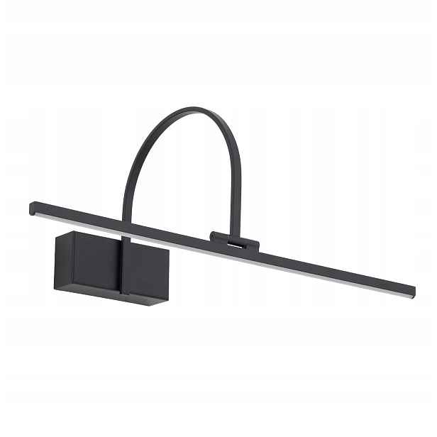 Nástěnná Led lampa do ložnice, černá, osvětlení obrazu Artline S