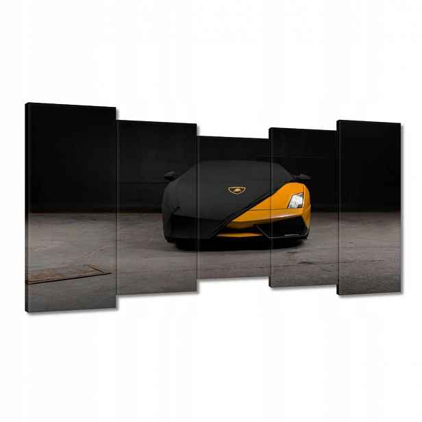 Obrazy 150x80 Oranžové auto