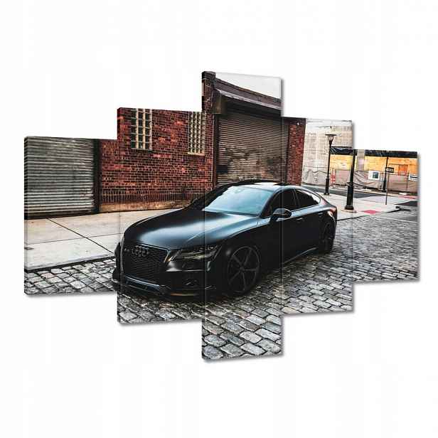 Obrazy 100x70 Černé matné Audi