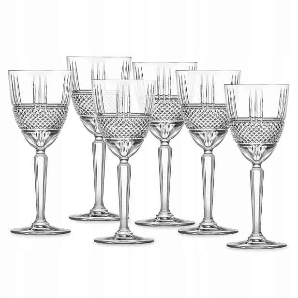 Křišťálové skleničky na vodu Rcr Brillante 290 ml 6 ks