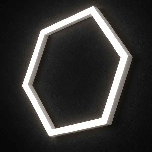 Led panel Hexagon 1 černý 42W 92x79 Cm 4000K garáž servis dílna