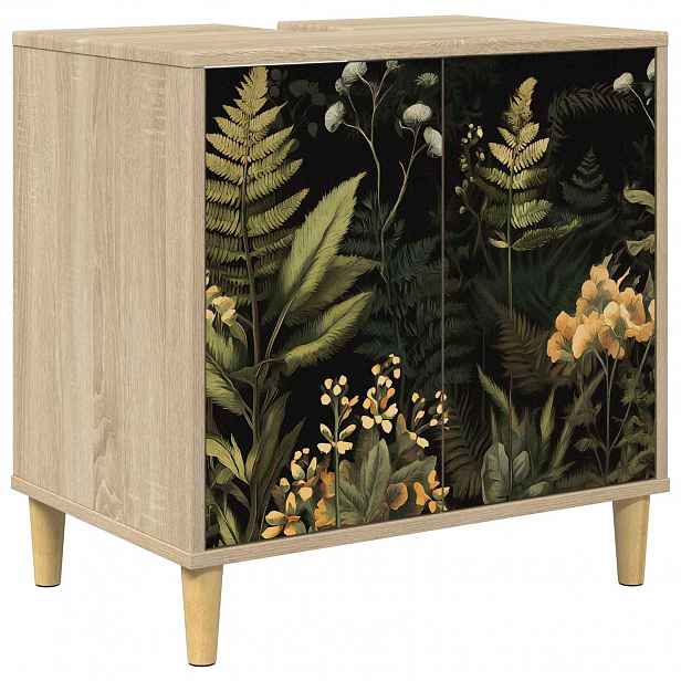 vidaXL Koupelnová skříň RHENEN Sonoma 60 x 40 x 60 cm Kompozitní dřevo