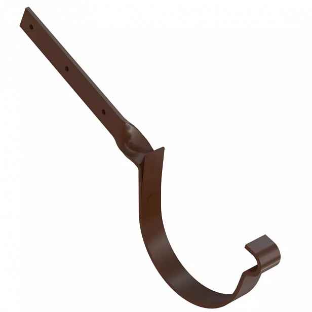 Okapový hák kroucený 64-192 ocel 125 mm Bryza hnědá RAL 8017