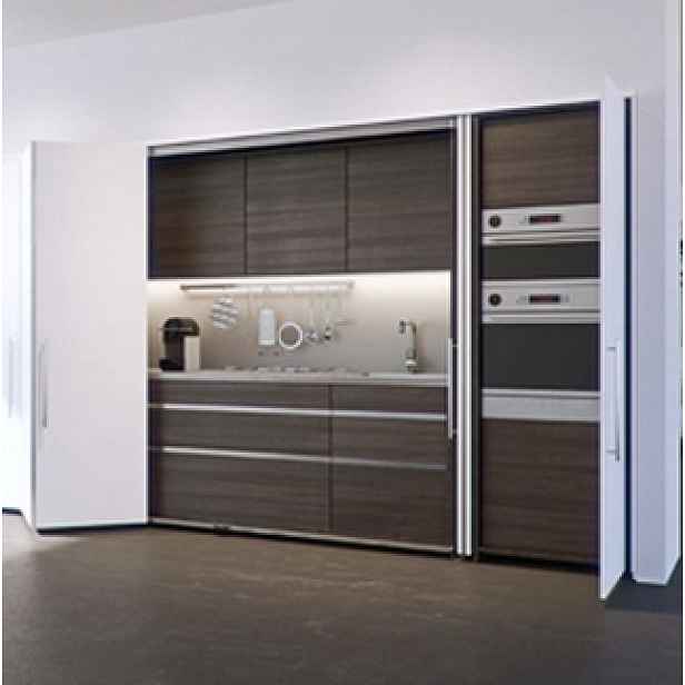 Peka 03.3102.C Kování pro dřevěné dveře Hawa Folding Concepta 25 H 1851-260