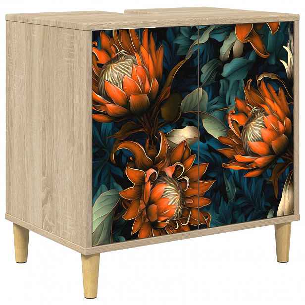 vidaXL Koupelnová skříň LOCHEM Sonoma 60 x 40 x 60 cm Kompozitní dřevo