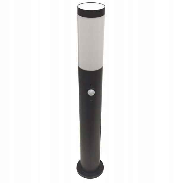Zahradní sloupek Loppa 1x E27 65 cm černý senzor Phu Bowi