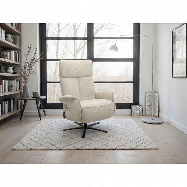 Sit & More RELAXAČNÍ KŘESLO, textil, pískové barvy