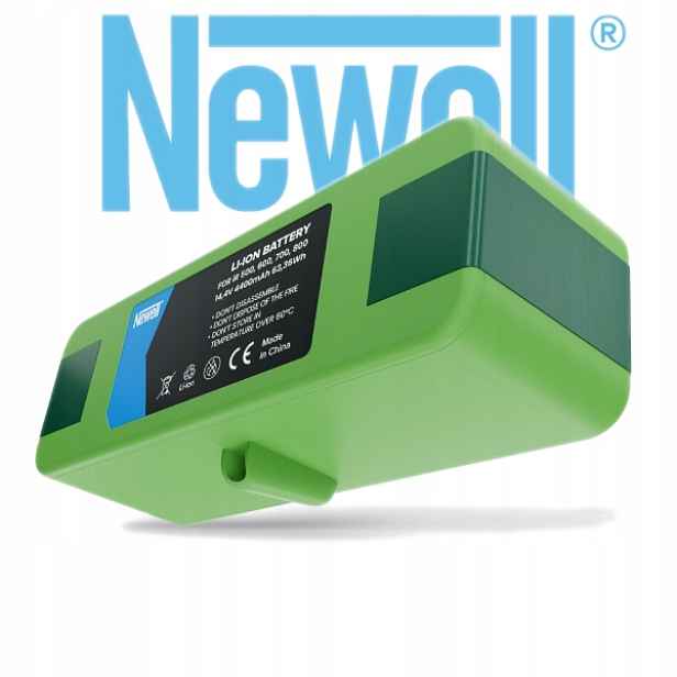 Akumulátor Baterie IRB5678VX Náhradní díl pro iRobot Newell Premium