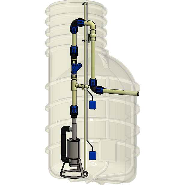 Set bez šachty Pumpa Master set INOX Morava 5-16-J 1,1 kW kabel 15 m 400 V