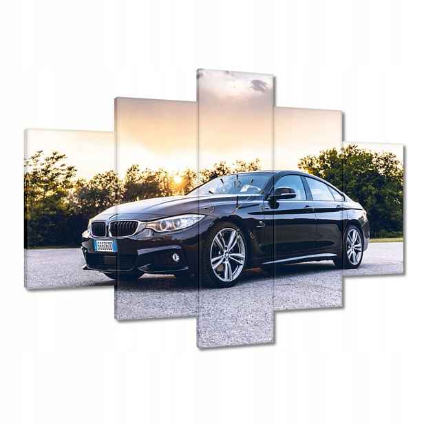 Černé hodiny 150x105 Bmw