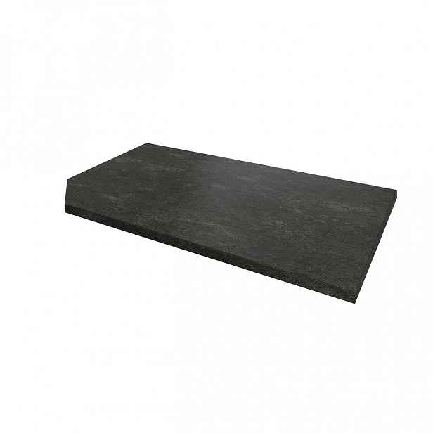 Kuchyňská deska 180x60x2,8 cm URBANO - metalická hnědá, levé provedení