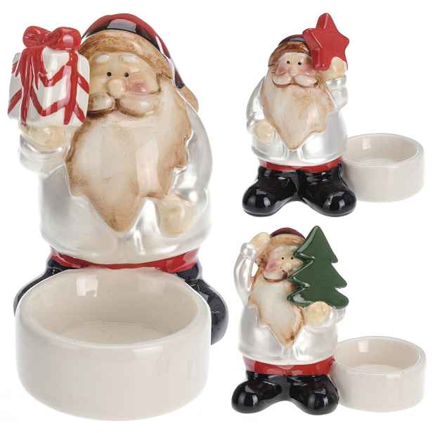 PROHOME - Svícen SANTA 10cm různé druhy