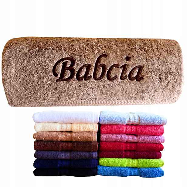 Ručník pro babičku a dědečka Dárek od vnučky vnuka babička dědeček Velký