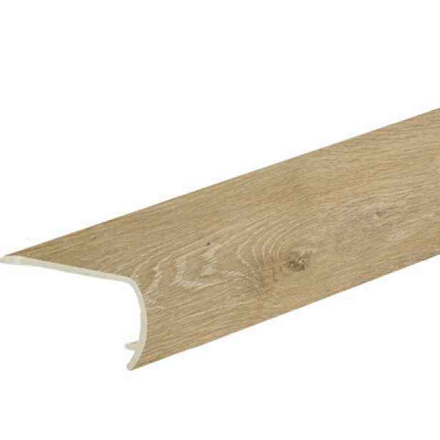 Schodový profil Jasper 1,2 m, 1200x50x26 mm, hnědá, Egibi