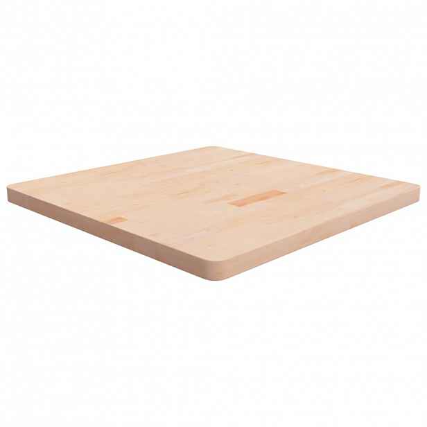 vidaXL Čtvercová stolní deska 80x80x4 cm masivní dub bez úprav